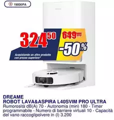 Dreame - Robot Lava&Aspira L40SVIM PRO ULTRA