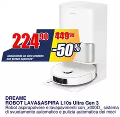 Dreame - Robot Lava&Aspira L10S Ultra Gen 3