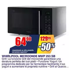 Whirlpool - Microonde MWP 253 Sb