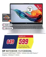HP - Notebook 15-FC0083NL