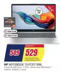 HP - Notebook 15-fc0118nl