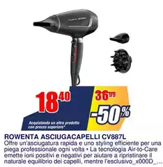 Rowenta - Asciugacapelli CV887L Rowenta - Asciugacapelli CV887L