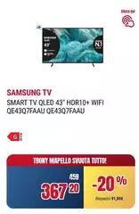 Samsung - Smart Tv Qled 43'' Hdr10+ Wifi QE43Q7FAAU QE43Q7FAAU Samsung - Smart Tv Qled 43'' Hdr10+ Wifi QE43Q7FAAU QE43Q7FAAU