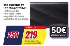Meliconi - Ssd Esterno T9 1 TB Mu-PGITOB/EU