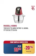 Russell hobbs - Tritatutto Mini Vetro Russell hobbs - Tritatutto Mini Vetro