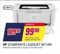 HP - Stampante Laserjet M110W
