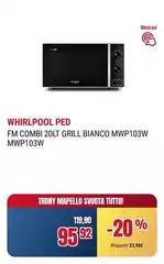 Whirlpool - Fm Combi 20lt Grill Bianco Mwp103w