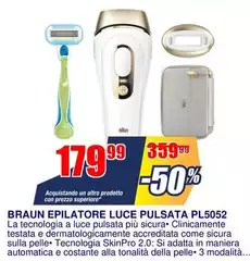 Braun - Epilatore Luce Pulsata PL5052 Braun - Epilatore Luce Pulsata PL5052
