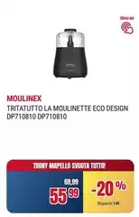 Moulinex - Tritatutto La Moulinette Eco Design DP710810 Moulinex - Tritatutto La Moulinette Eco Design DP710810