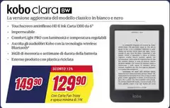 Kobo - Globo Clara BW Kobo - Globo Clara BW