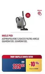 Miele - Aspirapolvere C/Sacco Filtro Aircle Guardm151el Guardm11sel Miele - Aspirapolvere C/Sacco Filtro Aircle Guardm151el Guardm11sel