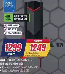 Acer - Nitro 50 N50-656