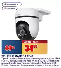 Tp Link - IP Camera TC40 Tp Link - IP Camera TC40