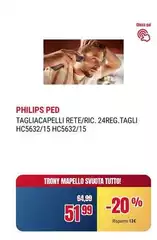 Philips - Tagliacapelli Rete/ric. 24reg.tagli HC5632/15 HC5632/15