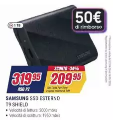Samsung - T9 Shield SSD Esterno