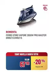Rowenta - Ferro Stiro Vapore 2800W Pro Master DW8215 DW8215 Rowenta - Ferro Stiro Vapore 2800W Pro Master DW8215 DW8215