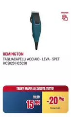 Remington - Tagliacapelli Accivio - Leva - 5pet HC5020
