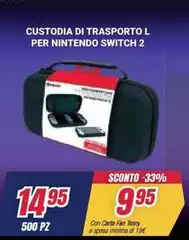 Nintendo - Custodia Di Trasporto L Per Switch 2 Nintendo - Custodia Di Trasporto L Per Switch 2