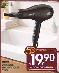 Imetec - Asciugacapelli Semi Professionale