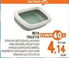 Solo - Beta Toilette Solo - Beta Toilette