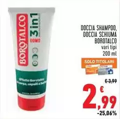 Borotalco - Doccia Shampoo, Doccia Schiuma Borotalco - Doccia Shampoo, Doccia Schiuma
