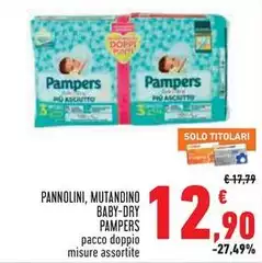 Pampers - Pannolini, Mutandino Baby-Dry