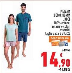 Liabel - Pigiama Uomo, Donna