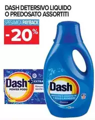 Dash - Detersivo Liquido O Predosato