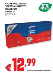Lavazza - Caffè Macinato "Crema E Gusto" Classico Lavazza - Caffè Macinato "Crema E Gusto" Classico