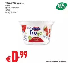 Fage - Yogurt Fruyo 0%