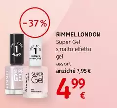 Rimmel London - Super Gel Smalto Effetto Gel Assort. Rimmel London - Super Gel Smalto Effetto Gel Assort.