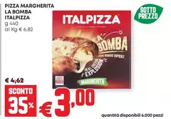 Italpizza - Pizza Margherita La Bomba Italpizza - Pizza Margherita La Bomba