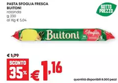 Buitoni - Pasta Sfoglia Fresca Buitoni - Pasta Sfoglia Fresca