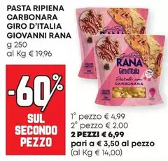 Giro - Pasta Ripiena Carbonara D'italia Giro - Pasta Ripiena Carbonara D'italia