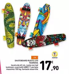 Teorema - Skateboard Ruote Led Teorema - Skateboard Ruote Led