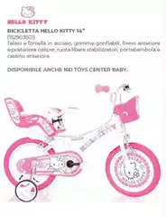 Bicicletta Hello Kitty 14'' Bicicletta Hello Kitty 14''