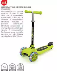 Sun & Sport - Monopattino 3 Ruote Deluxe