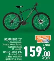 Shimano - Mountain Bike 275" Shimano - Mountain Bike 275"
