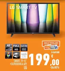 LG - Smart Tv 43" 43LR60006LA.API