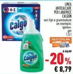 Calgon - Linea Anticalcare Per Lavatrice Calgon - Linea Anticalcare Per Lavatrice