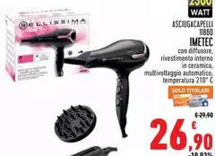 Imetec - Asciugacapelli 11860 Imetec - Asciugacapelli 11860