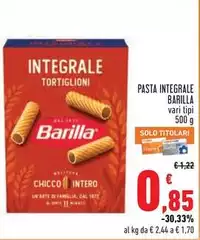 Barilla - Pasta Integrale Barilla - Pasta Integrale