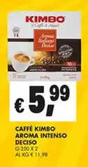 Kimbo - Caffè Aroma Intenso Deciso Kimbo - Caffè Aroma Intenso Deciso