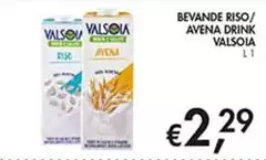 Valsoia - Bevande Riso/Avena Drink