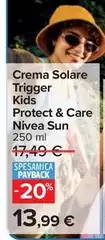 Nivea - Crema Solare Trigger Kids Protect & Care Sun