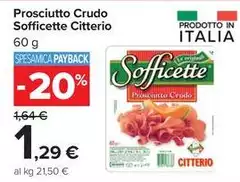 Citterio - Prosciutto Crudo Sofficette
