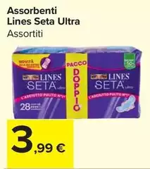 Lines - Assorbenti Seta Ultra