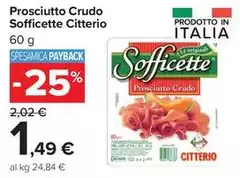 Citterio - Prosciutto Crudo Sofficette