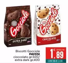 Pavesi - Biscotti Gocciole Cioccolato