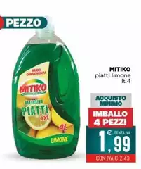 Mitiko - Piatti Limone